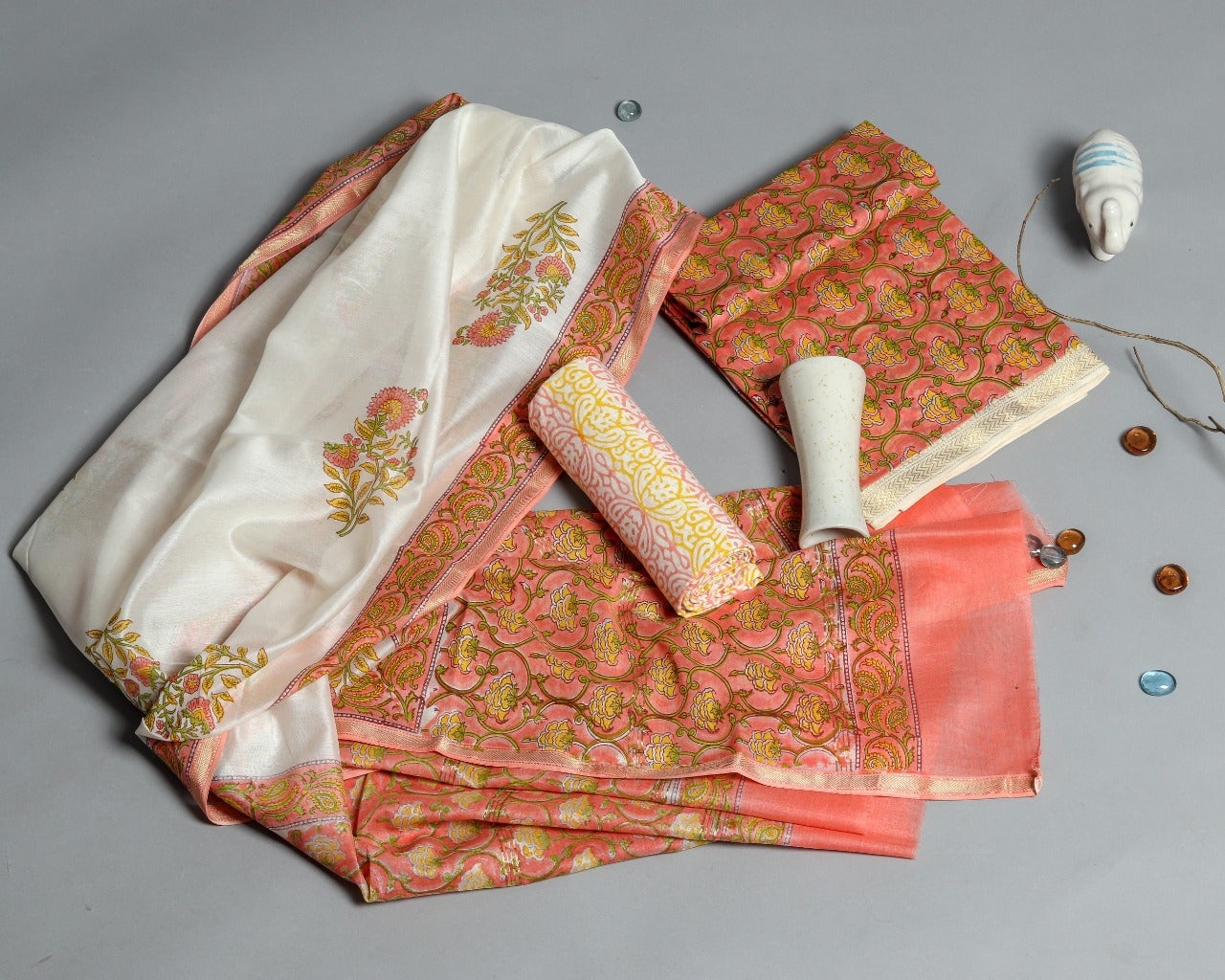Cotton dress materials | Designer dress fabric, Embroidery suits design,  Cotton saree designs