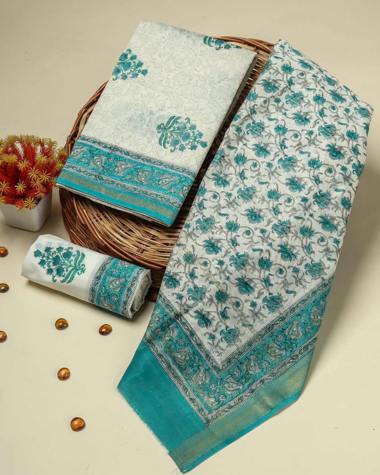 Premium Chanderi Silk Suits In East Godavari